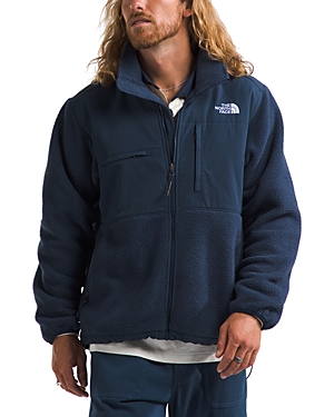 Shop The North Face Denali Fleece Full Zip Jacket In Summit Navy