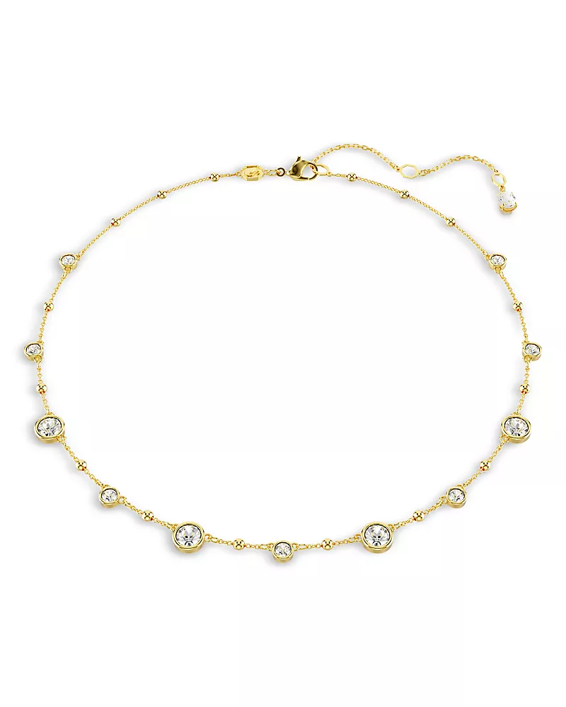 Swarovski Imber Scattered Round Cut Necklace, 17.72