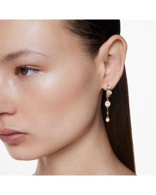 Imber Round Cut Drop Earrings