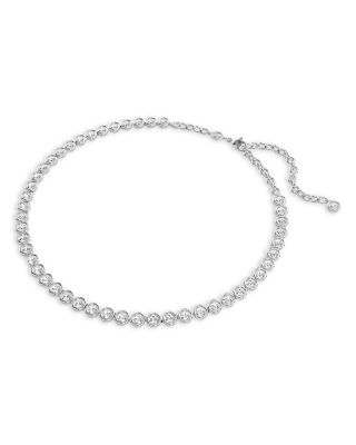 Imber Round Cut Tennis Necklace, 17.72"