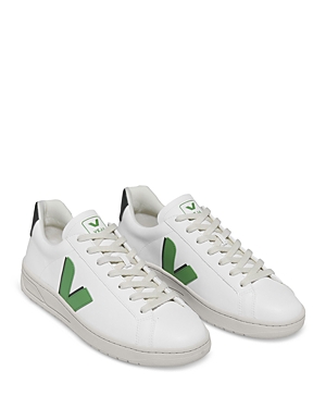 Shop Veja Men's Urca Lace Up Sneakers In White Cypress