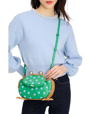 kate spade new york Lily Polka Dot Wicker 3D Frog Crossbody kate spade new york Lily Polka Dot Wicker 3D Frog Crossbody