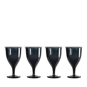 Shop Nude Glass Omnia Bey Navy Blue Wine Glasses, Set Of 4
