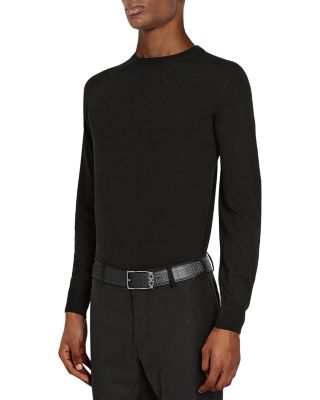 Men's Gancini Embossed Reversible Leather Belt