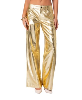 Edikted - Rochelle Low Rise Metallic Jeans
