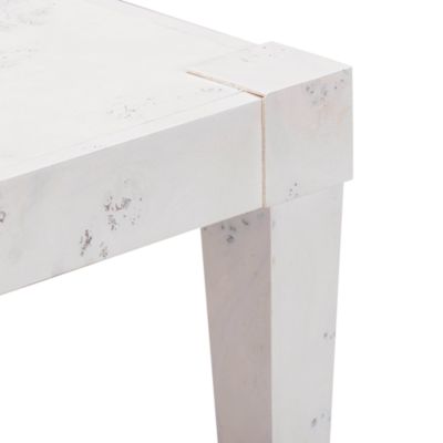 Brandyss Burl Work Desk in White