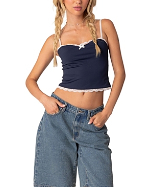 EDIKTED ALARA LACE TRIM TANK TOP