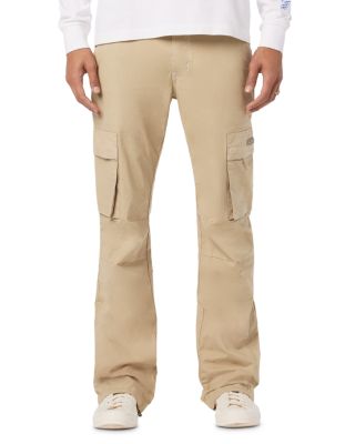 Hudson - Walker Kick Flare Cargo Pants in Ripstop Khaki