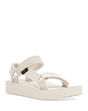 Shop Teva Women's Midform Universal Canvas Sandals In Birch