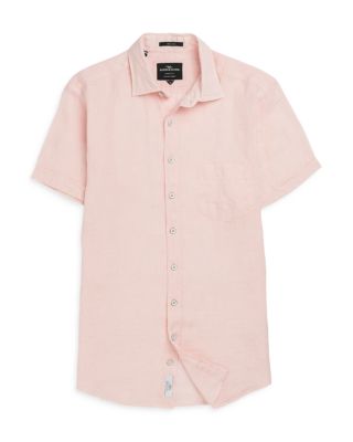 Ellerslie Linen Textured Classic Fit Button-Up Shirt