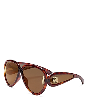 Loewe Butterfly Sunglasses, 65mm In Havana/brown Solid