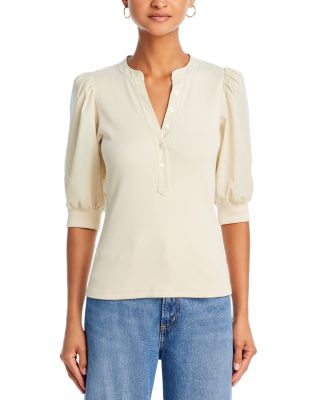 Coralee Mixed Media Top