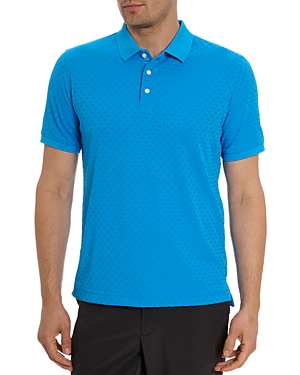 Shop Robert Graham Elias Classic Fit Short Sleeve Polo Shirt In Blue