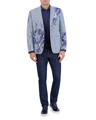 Daylen Cotton Blend Tailored Fit Sport Coat 