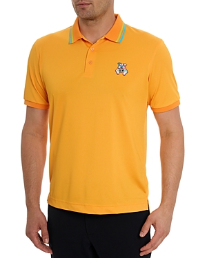 Shop Robert Graham Bowtie Graham Classic Fit Polo Shirt In Orange