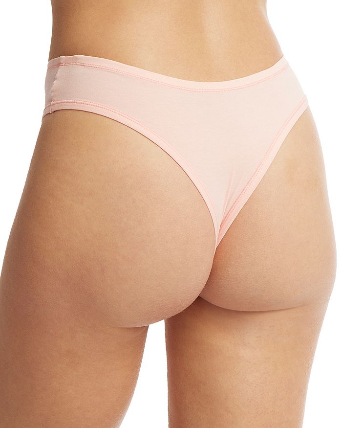 Shop Hanky Panky Playstretch Natural Rise Thong In Sweet Nothings