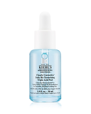 Shop Kiehl's Since 1851 Clearly Corrective Daily Re-texturizing Triple Acid Peel 1 Oz. In 30ml