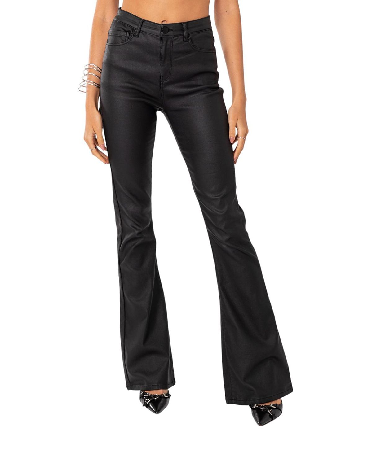 Edikted Luna Flare Jeans