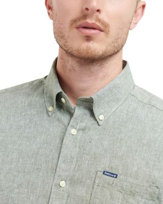 Nelson Tailored Fit Long Sleeve Button Down Shirt