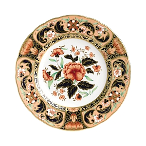 Shop Royal Crown Derby Imari Accent Plate - Pink Camellias In Multi