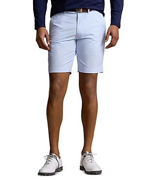 Shop Polo Ralph Lauren Rlx Ralph Lauren Golf Tailored Fit Performance Shorts In Blue