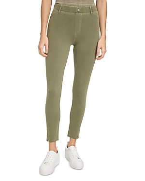 Marc New York Washed Twill High Rise Pants In Green