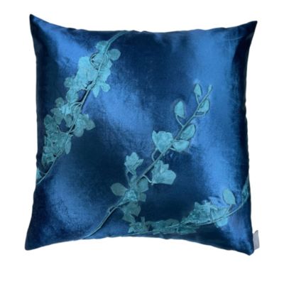 Aviva Stanoff - Orchid Azure Signature Velvet Collection Pillow, 20" x 20"