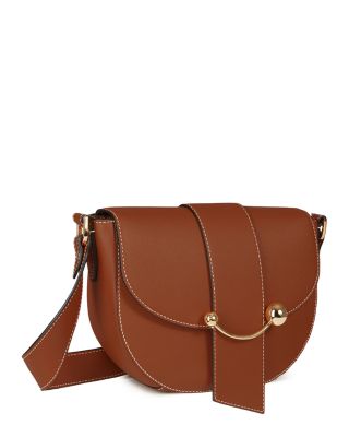 Crescent Leather Satchel