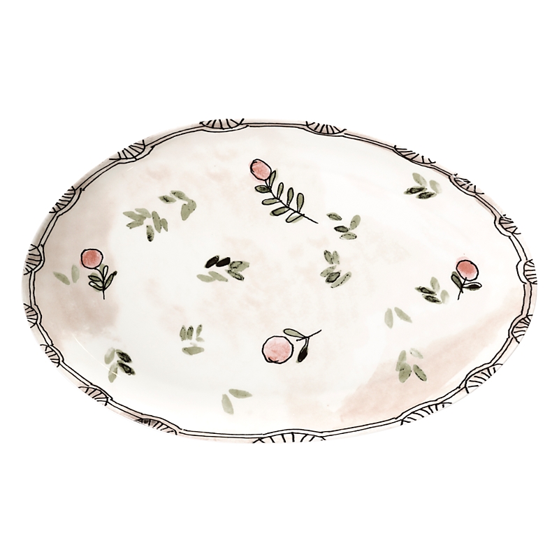 Serax Marni Mirtillo Oval Platter In Multi