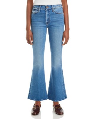 The Weekender Mid Rise Flared Jeans in Layover