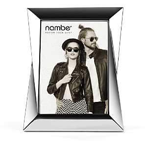 Nambe Bevel Picture Frame, 5 X 8.5 In Metallic