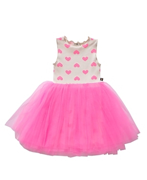 Petite Hailey Girls' Heart Tutu Dress - Little Kid, Big Kid In Pink
