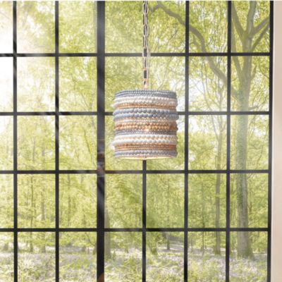 Strand Beaded Pendant Light
