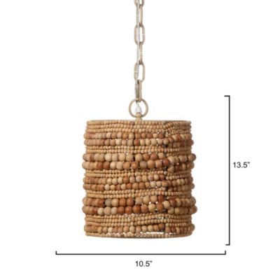 Strand Beaded Pendant Light