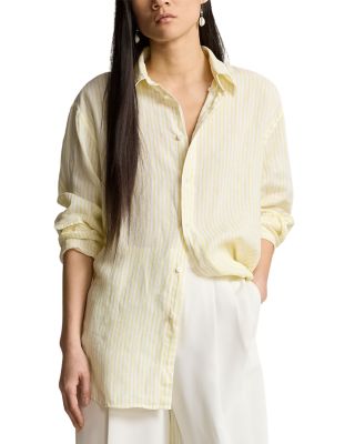 Ralph Lauren - Linen Oversized Stripe Shirt
