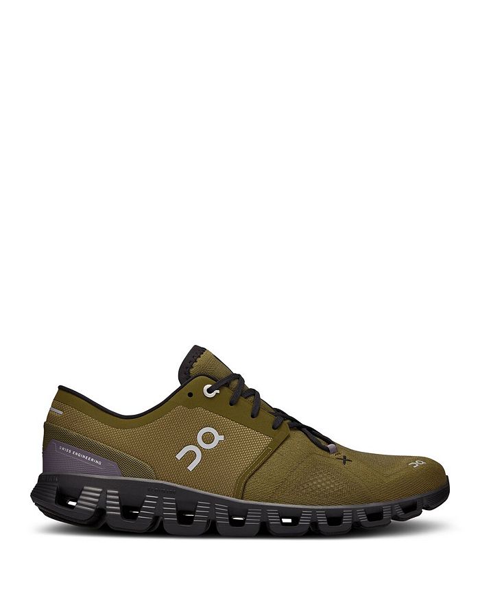 On Cloud X 3 Sneakers In Hunter | Black