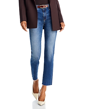 Shop Ag Mari High Rise Straight Leg Cropped Jeans In 14 Years Collector