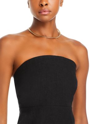 Barbara Smocked Strapless Top