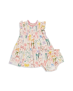 Pink Chicken Girls' Stevie Smocked Dress & Bloomers Set - Baby