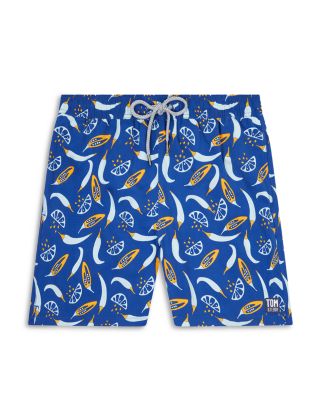 TOM & TEDDY - Printed 6" Swim Trunks