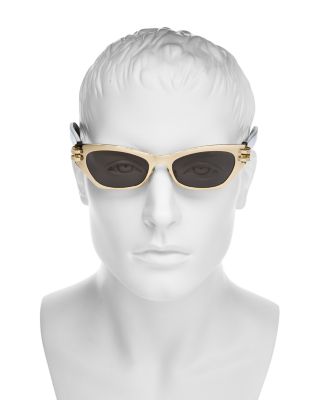 CDior B3U Mirrored Butterfly Sunglasses, 53mm