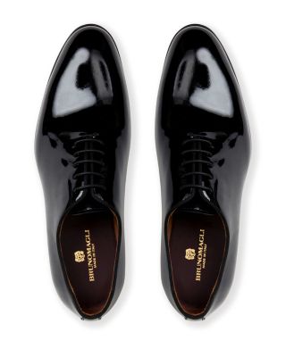 Men's Angelo Patent Lace Up Oxford Dress Shoes