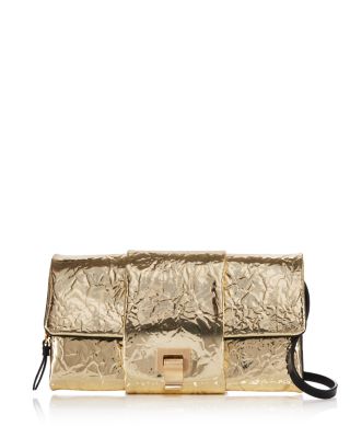 Proenza Schouler - Flip Shoulder Bag in Metallic Lacquered Nylon