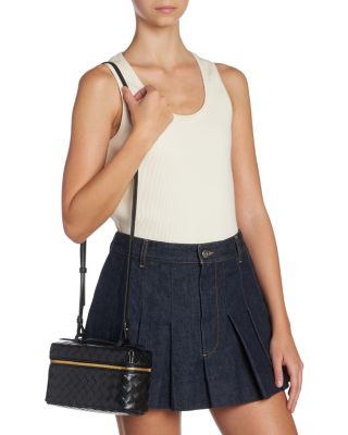 Bang Bang Intrecciato Leather Vanity Case