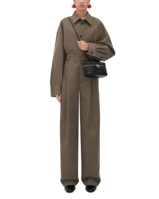 Bang Bang Intrecciato Leather Vanity Case