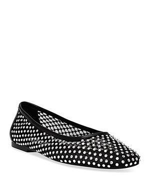 Steve Madden Auden Embellished Flat In Black