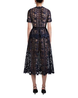 Self-Portrait Lace Midi Dress | Bloomingdale's Women