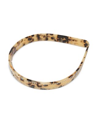 Lele Sadoughi Jenna Crystal Tortoise Acetate Headband