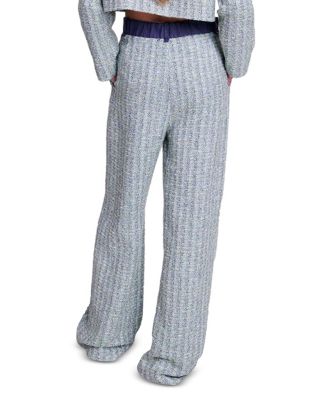 【louren】 color nep tweed wide pants color nep tweed wide pants – louren store