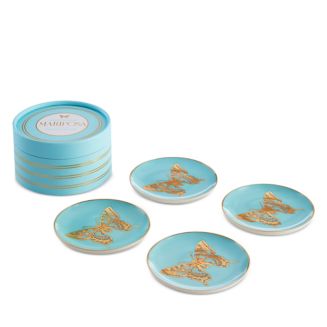 Jonathan Adler Mariposa Butterfly Coasters, Set of 4 | Bloomingdale's Dining & Entertaining Bar & Wine Accessories